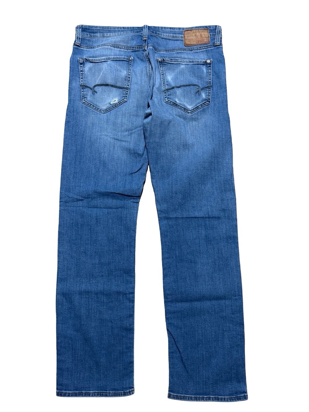 Mens Mavi Jeans Myles Straight Leg Medium Wash Blue Denim Size 33x32 - Picture 2 of 8
